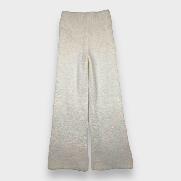 SKIMS Cozy Knit Boucle Set Pullover Sweater Relaxed Pants in Bone Women's M/L - Picture 9 of 13